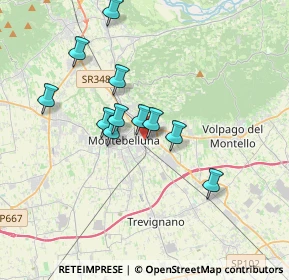 Mappa Vicolo Gazie, 31044 Montebelluna TV, Italia (2.99273)