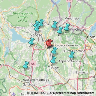 Mappa Via Spech, 21040 Vedano Olona VA, Italia (6.15077)