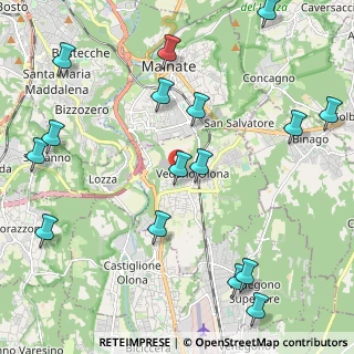 Mappa Via Spech, 21040 Vedano Olona VA, Italia (2.70063)