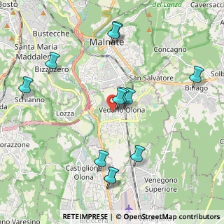 Mappa Via Spech, 21040 Vedano Olona VA, Italia (2.17083)