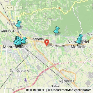 Mappa Via Monte Podgora, 31044 Montebelluna TV, Italia (2.64545)