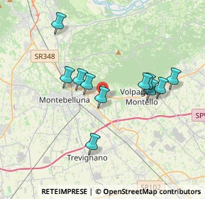 Mappa Via Monte Podgora, 31044 Montebelluna TV, Italia (3.3)
