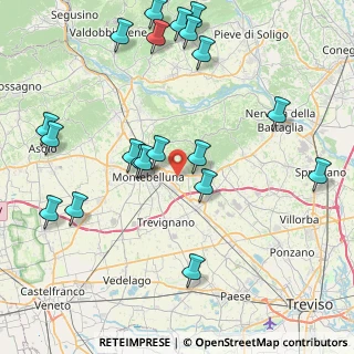 Mappa Via Monte Podgora, 31044 Montebelluna TV, Italia (9.692)