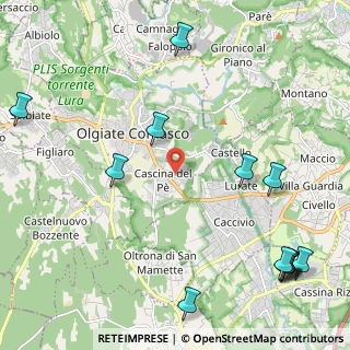 Mappa Via Giuseppe Verdi, 22077 Olgiate Comasco CO, Italia (3.02077)