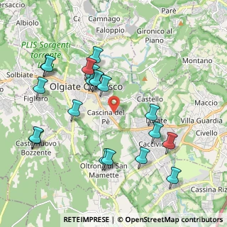 Mappa Via Giuseppe Verdi, 22077 Olgiate Comasco CO, Italia (2.116)