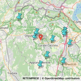 Mappa Via Giuseppe Verdi, 22077 Olgiate Comasco CO, Italia (4.46636)