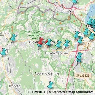 Mappa Via Giuseppe Verdi, 22077 Olgiate Comasco CO, Italia (5.995)