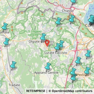 Mappa Via Giuseppe Verdi, 22077 Olgiate Comasco CO, Italia (6.718)