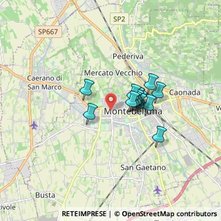 Mappa Via Monte Grappa, 31044 Montebelluna TV, Italia (1.14786)
