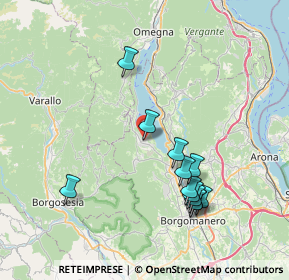 Mappa Via Gramsci, 28017 San Maurizio D'opaglio NO, Italia (7.62167)