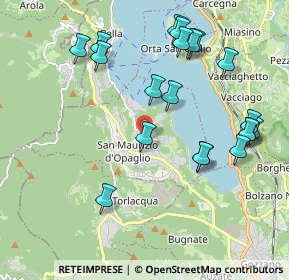 Mappa Via Gramsci, 28017 San Maurizio D'opaglio NO, Italia (2.1735)