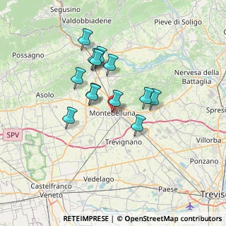 Mappa Piazza G. D'Annunzio, 31044 Montebelluna TV, Italia (5.70077)