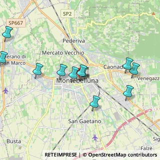 Mappa Piazza G. D'Annunzio, 31044 Montebelluna TV, Italia (2.05364)