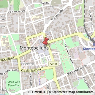 Mappa Via Cavour Camillo Benso, 8, 31044 Montebelluna, Treviso (Veneto)