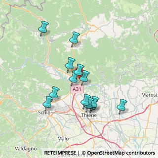 Mappa Strada Silvo pastorale delle pianezze km 0, 36030 Caltrano VI, Italia (6.60538)