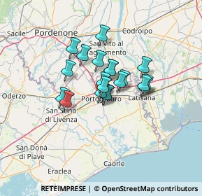 Mappa Via Pescheria, 30026 Portogruaro VE, Italia (8.401)