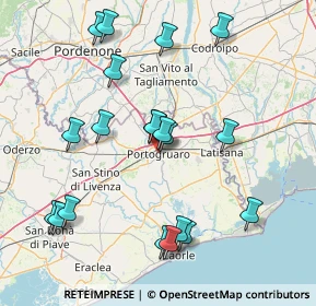Mappa Via Molini, 30026 Portogruaro VE, Italia (16.7255)