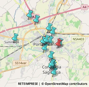 Mappa Piazza S. Andrea, 30026 Portogruaro VE, Italia (1.495)