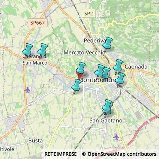 Mappa Via Monte Cimone, 31044 Montebelluna TV, Italia (1.77909)