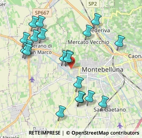 Mappa Via Monte Meletta, 31044 Montebelluna TV, Italia (2.1205)