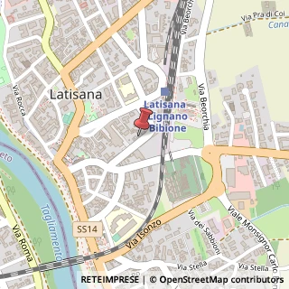Mappa Via Nazario Sauro, 25, 33053 Latisana, Udine (Friuli-Venezia Giulia)