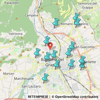 Mappa Via Cà Erizzo, 36061 Bassano del Grappa VI, Italia (2.02143)