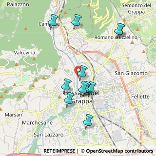 Mappa Via Cà Erizzo, 36061 Bassano del Grappa VI, Italia (1.83833)