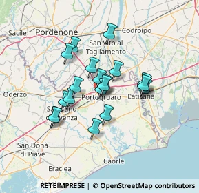 Mappa Via Giuseppe Giacosa, 30026 Portogruaro VE, Italia (10.243)