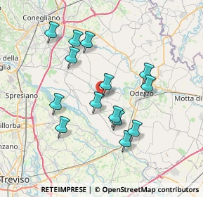 Mappa Via Stadio, 31024 Ormelle TV, Italia (6.69143)