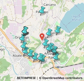 Mappa Via Manzoni, 22030 Orsenigo CO, Italia (0.871)