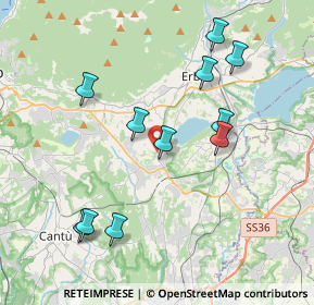 Mappa Via Manzoni, 22030 Orsenigo CO, Italia (3.93273)