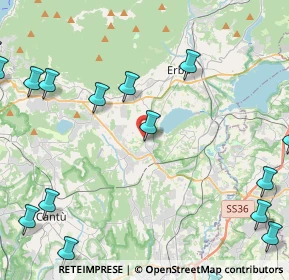 Mappa Via Manzoni, 22030 Orsenigo CO, Italia (6.9465)