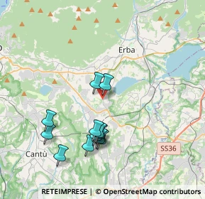 Mappa Via Manzoni, 22030 Orsenigo CO, Italia (3.63167)