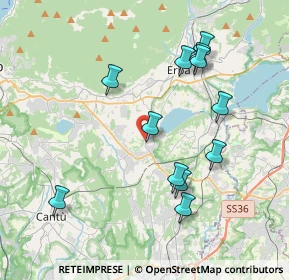 Mappa Via Manzoni, 22030 Orsenigo CO, Italia (3.8925)