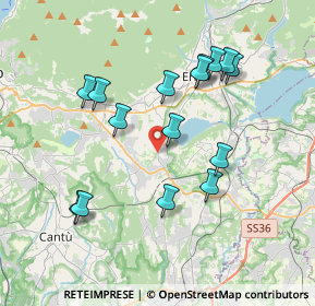 Mappa Via Manzoni, 22030 Orsenigo CO, Italia (3.624)