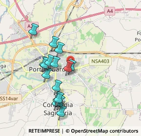 Mappa Via Giotto, 30026 Portogruaro VE, Italia (1.70313)