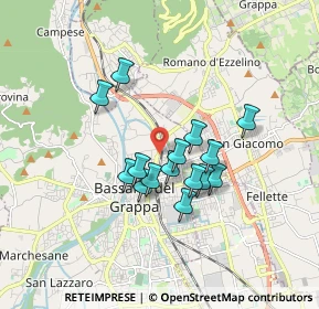 Mappa Via S. Vito, 36061 Bassano del Grappa VI, Italia (1.314)