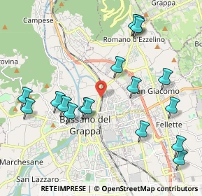 Mappa Via S. Vito, 36061 Bassano del Grappa VI, Italia (2.25)