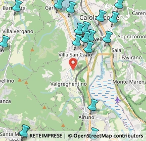 Mappa 23857 Valgreghentino LC, Italia (2.9135)