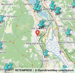 Mappa 23857 Valgreghentino LC, Italia (3.095)