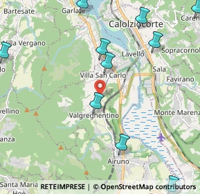 Mappa 23857 Valgreghentino LC, Italia (2.89091)