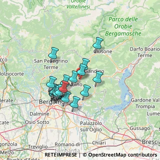 Mappa Via Donizetti Gaetano, 24020 Cene BG, Italia (11.3875)