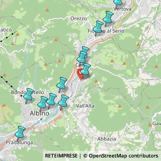 Mappa Via Donizetti Gaetano, 24020 Cene BG, Italia (2.2975)