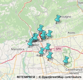 Mappa Via V. Gioberti, 36060 Romano D'ezzelino VI, Italia (4.69923)