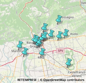 Mappa Via V. Gioberti, 36060 Romano D'ezzelino VI, Italia (5.17)