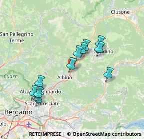 Mappa BG 24021, 24021 Albino BG, Italia (6.49)