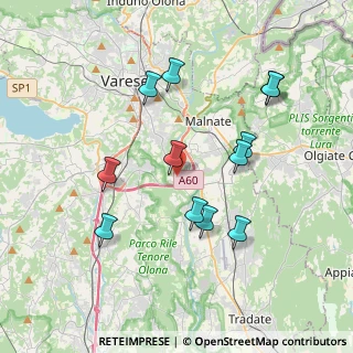 Mappa 21040 Lozza VA, Italia (3.68417)