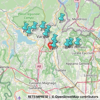 Mappa 21040 Lozza VA, Italia (6.52083)