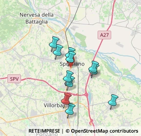 Mappa SS13, 31027 Spresiano TV, Italia (2.86909)