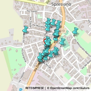 Mappa SS13, 31027 Spresiano TV, Italia (0.15)